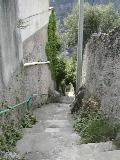 Steps down from Pontone to Amalfi