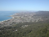 View from lookout over Wollongong