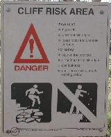 Cliff Risk, Karijini National Park, Western Australia
